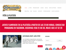 Tablet Screenshot of laplateria.org.es